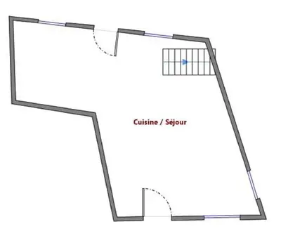 Plan de l'établissement L'oberlin charmante maisonnette
