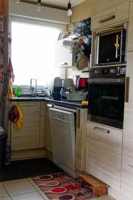 Cuisine ou kitchenette dans l'établissement Résidence Pointe de la Verdure