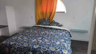 Un ou plusieurs lits dans un hébergement de l'établissement Appartement 8 pers neuf 80m2