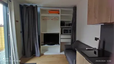 Cuisine ou kitchenette dans l'établissement Studio Smarty