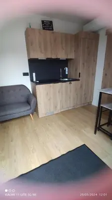 Cuisine ou kitchenette dans l'établissement Studio Smarty