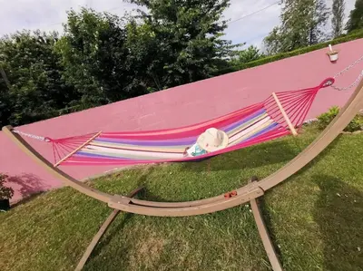 Jardin de l'établissement Grande maison de Touraine avec piscine chauffée