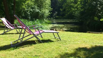Jardin de l'établissement La Maison des Renaudières