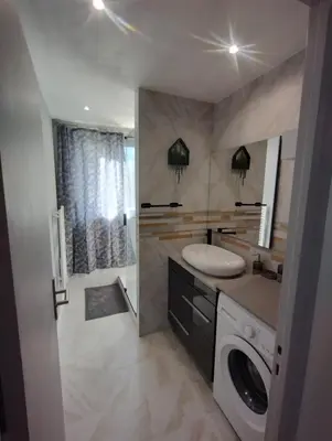 Salle de bains dans l'établissement Appartement le Trésor d'amour