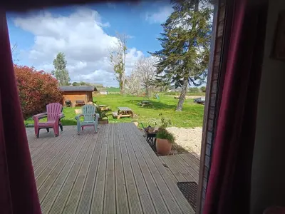 Jardin de l'établissement L'atelier mazé milon