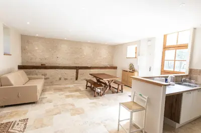 Cuisine ou kitchenette dans l'établissement Château de Conon - Gîte l'Écurie