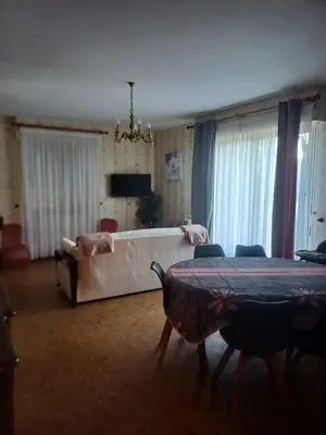 Un ou plusieurs lits dans un hébergement de l'établissement Gîte Bô