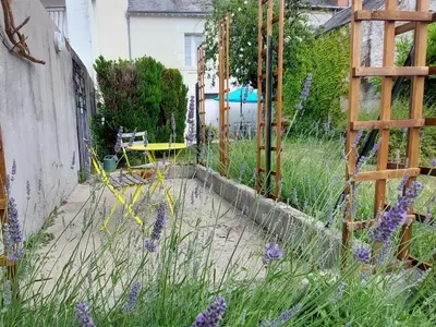 Jardin de l'établissement Maison charmante avec jardin près de Tours et Châteauroux - FR-1-591-594