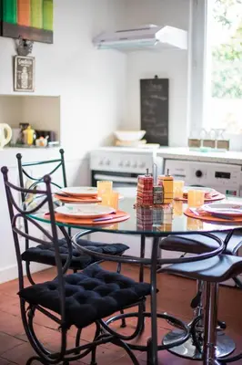 Cuisine ou kitchenette dans l'établissement Welcome to Cogners