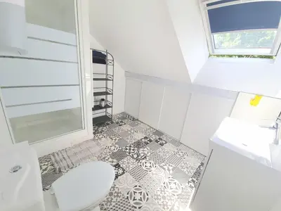 Salle de bains dans l'établissement Appartement, proche Gare et Centre-Ville