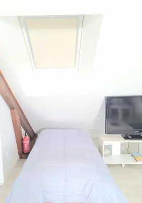 Télévision ou salle de divertissement dans l'établissement Appartement, proche Gare et Centre-Ville