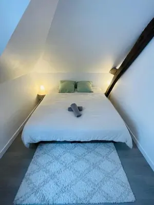 Un ou plusieurs lits dans un hébergement de l'établissement Le Duplex - Hyper Centre-Ville - 6 voyageurs