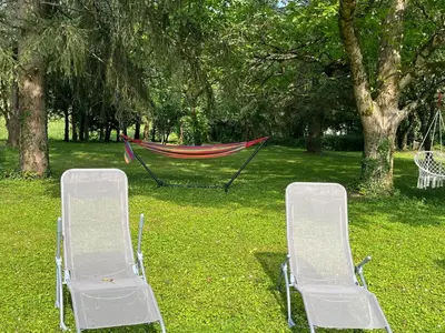 Jardin de l'établissement Gite la Plume