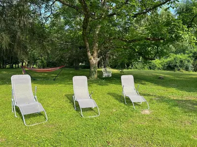 Jardin de l'établissement Gite la Plume