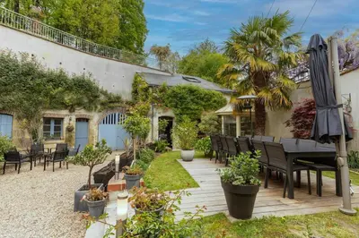 Jardin de l'établissement L'escapade vigne & bien-être