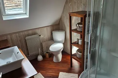 Salle de bains dans l'établissement L'escapade vigne & bien-être