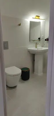 Salle de bains dans l'établissement Gîte de la Fontaine