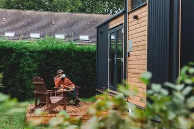 Jardin de l'établissement Garden Home by Tiny Away