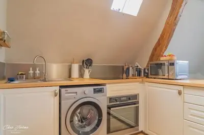 Cuisine ou kitchenette dans l'établissement Amboise et Volupté centre-ville