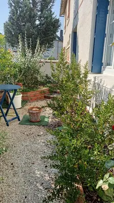 Jardin de l'établissement Chambre individuelle chez l'habitant pour une personne