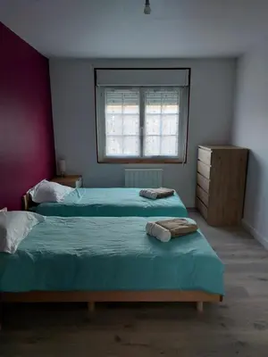 Un ou plusieurs lits dans un hébergement de l'établissement Entre Tours et Loches