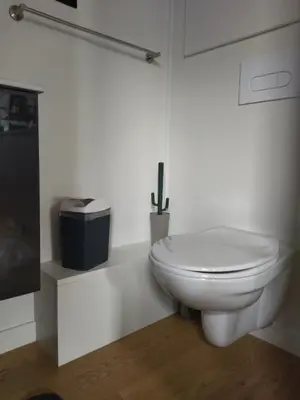 Salle de bains dans l'établissement Au coin des Lilas - studio 2