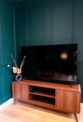 Télévision ou salle de divertissement dans l'établissement L'Élégant, appartement au cœur de la ville