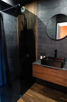 Salle de bains dans l'établissement La Casa, Suite mexicaine d'exception à Saumur
