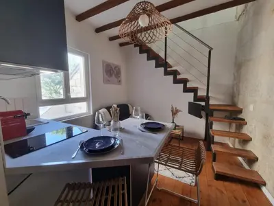 Plan de l'établissement Joli duplex, climatisé, avec local à vélos