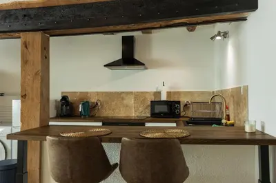 Cuisine ou kitchenette dans l'établissement Le 7 BIS Loches