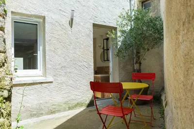 Terrasse ou espace extérieur de l'établissement Le 7 BIS Loches