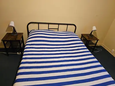 Un ou plusieurs lits dans un hébergement de l'établissement Appartement T4 à 40min à pieds de la gare de Saint-Pierre des corps