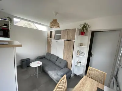 Cuisine ou kitchenette dans l'établissement gîte cosy Le Mans