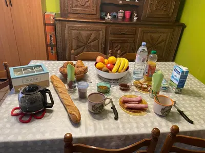 Nourriture dans le B&B/chambre d'hôtes ou à proximité