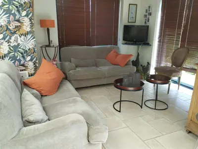 Coin salon dans l'établissement Maison Familiale