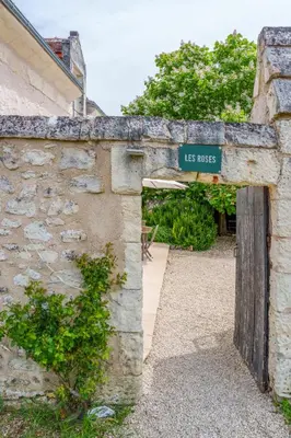 Plan de l'établissement Maison de campagne sud Touraine avec piscine 8px