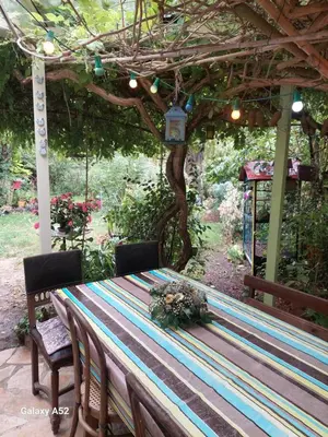 Jardin de l'établissement Chambres dans longère particulière