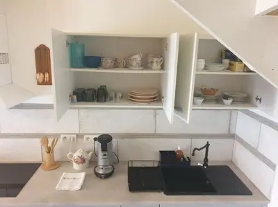 Cuisine ou kitchenette dans l'établissement Le Logis Ronsard - Gîte de charme en Touraine