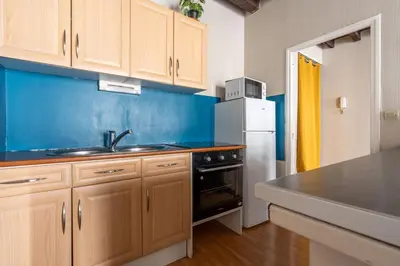 Cuisine ou kitchenette dans l'établissement L'escapade blésoise - Hyper Centre