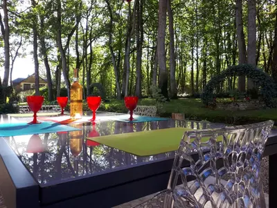 Piscine de l'établissement Château Picol entre Futuroscope et Châteaux de la Loire ou située à proximité