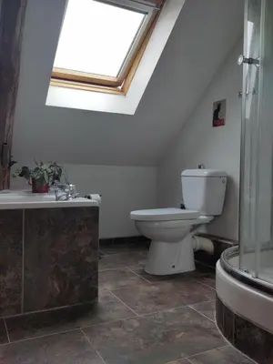 Salle de bains dans l'établissement Le sablon chambres d'hotes
