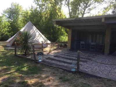 Jardin de l'établissement La Grande Maison