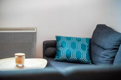 Coin salon dans l'établissement Spacieux & Familial 3 chambres proche gare