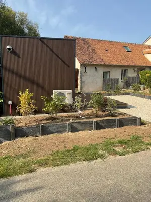 Jardin de l'établissement Tiny house