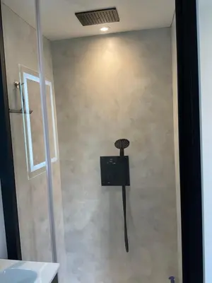 Salle de bains dans l'établissement Tiny house
