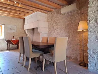 Coin salon dans l'établissement Le Clos du Tilleul