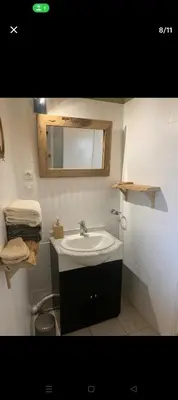 Salle de bains dans l'établissement studio meublé tout confort 25m2
