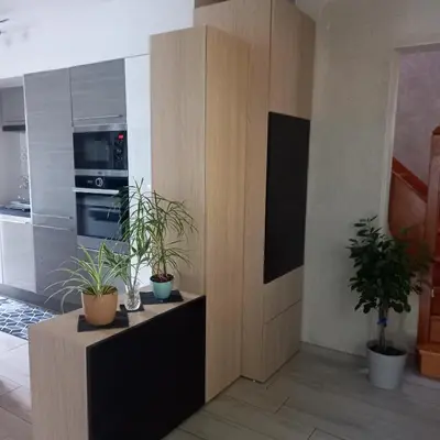 Cuisine ou kitchenette dans l'établissement 4 Chambres et dortoir 5x90
