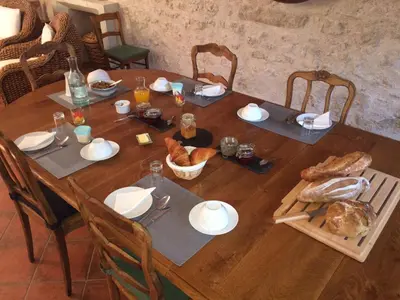 Nourriture dans le B&B/chambre d'hôtes ou à proximité