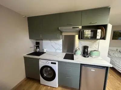 Cuisine ou kitchenette dans l'établissement Ô Nid d'Azay